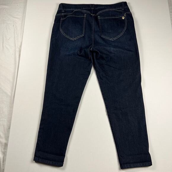 Democracy “Ab"solution® Ankle Skimmer Indigo Tummy Slimming Jeans Size 16 - Picture 11 of 14